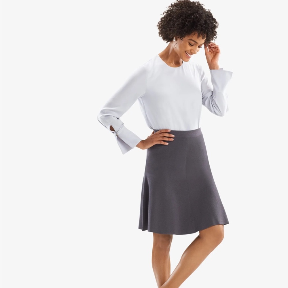 MM LaFleur Loretta Blouse in Arctic | XS